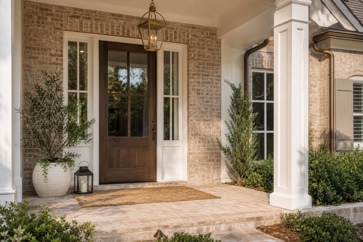 A Katy, Texas front porch